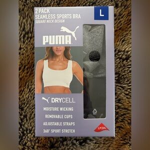 Puma 2 Pack Seamless Sports Bras